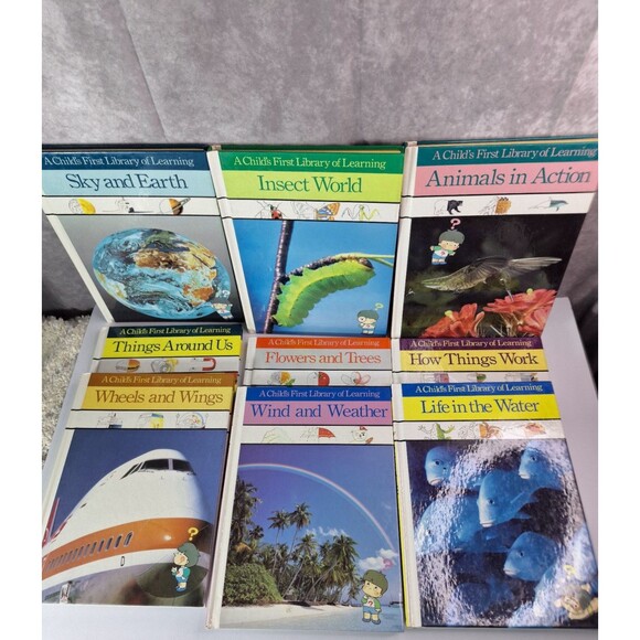 A Child's First Library Of Learning TIMELIFE Books 1988 Hardcover Set- Lot of 9 - Picture 2 of 7